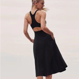 Athleta Black Midi “Winona” Dress